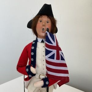 Byer's Choice Flag Bearer - 2002